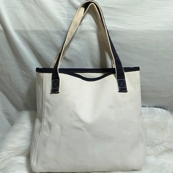 SALE! Lands End Thick Canvas Tote Gently Used (#28) - Picture 5 of 14